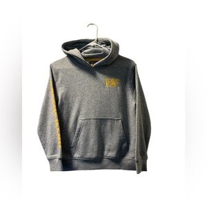CAT Grey Hoodie~ Youth Size L (10-12)